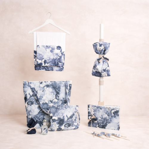 Σετ Βάπτισης Blue Flowers 331039 